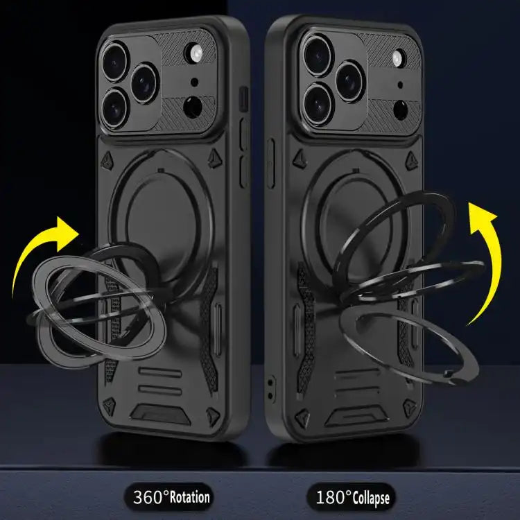 MagSafe 2 in 1 TPU Phone Case with Rotating Holder