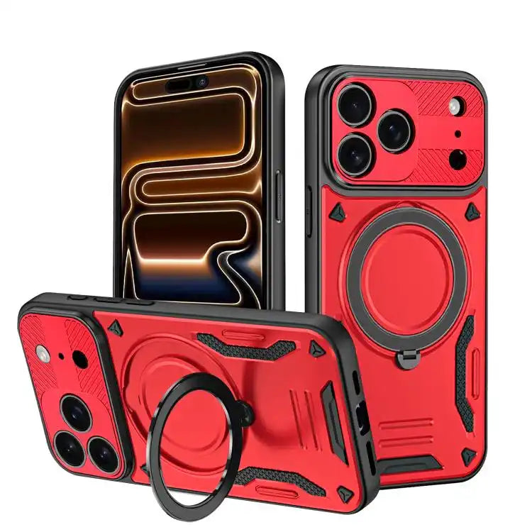 MagSafe 2 in 1 TPU Phone Case with Rotating Holder