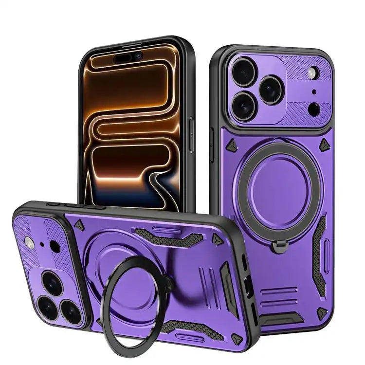 MagSafe 2 in 1 TPU Phone Case with Rotating Holder