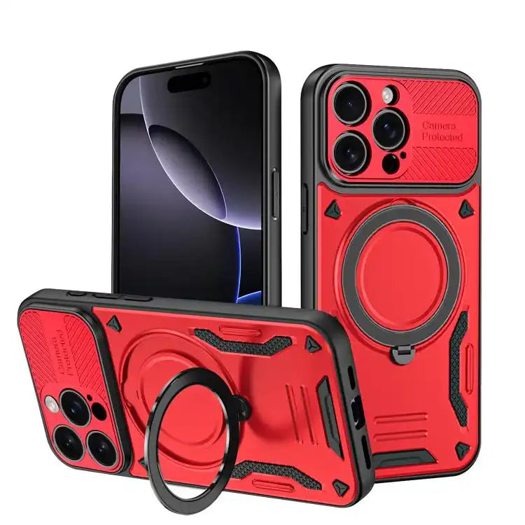 MagSafe 2 in 1 TPU Phone Case with Rotating Holder