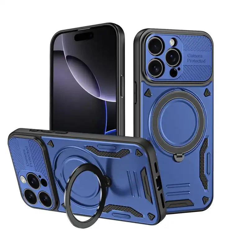 MagSafe 2 in 1 TPU Phone Case with Rotating Holder