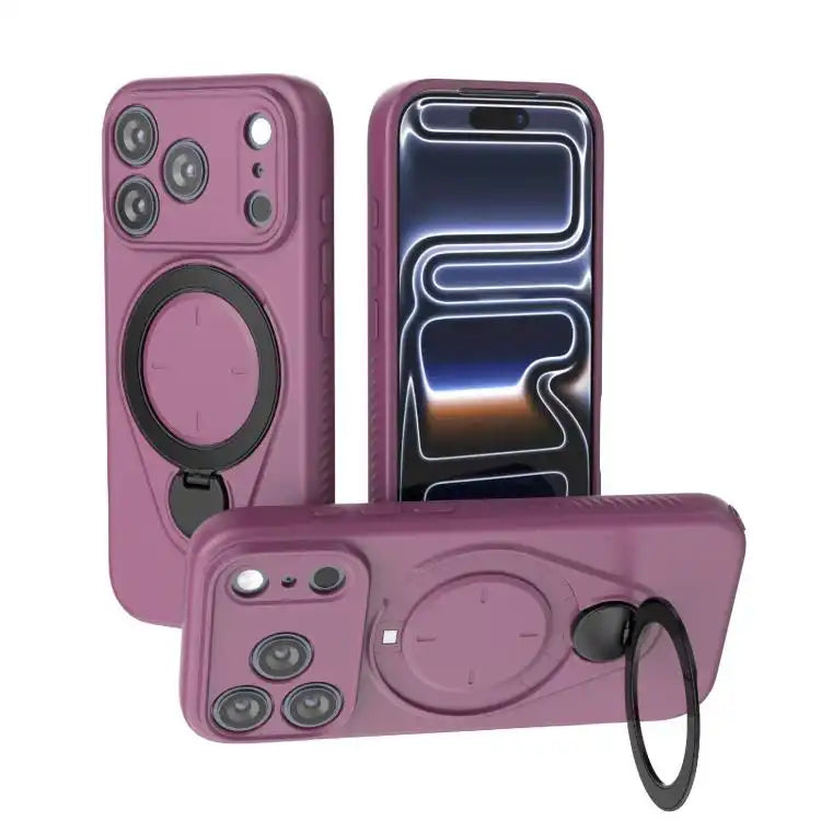 Ring Shield MagSafe TPU Phone Case with 360 Degree Rotating Holder