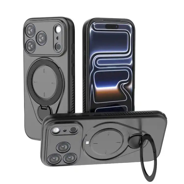 Ring Shield MagSafe TPU Phone Case with 360 Degree Rotating Holder