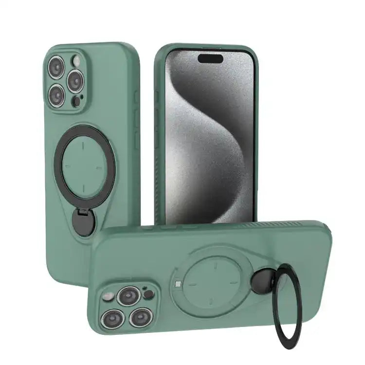 Ring Shield MagSafe TPU Phone Case with 360 Degree Rotating Holder