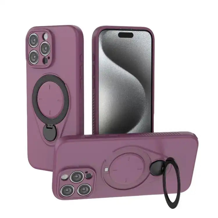 Ring Shield MagSafe TPU Phone Case with 360 Degree Rotating Holder