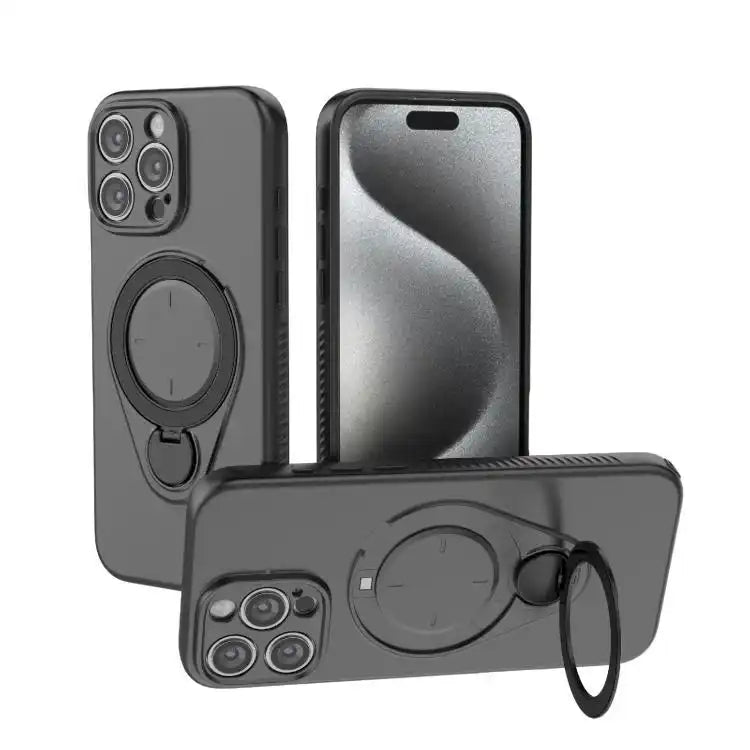 Ring Shield MagSafe TPU Phone Case with 360 Degree Rotating Holder