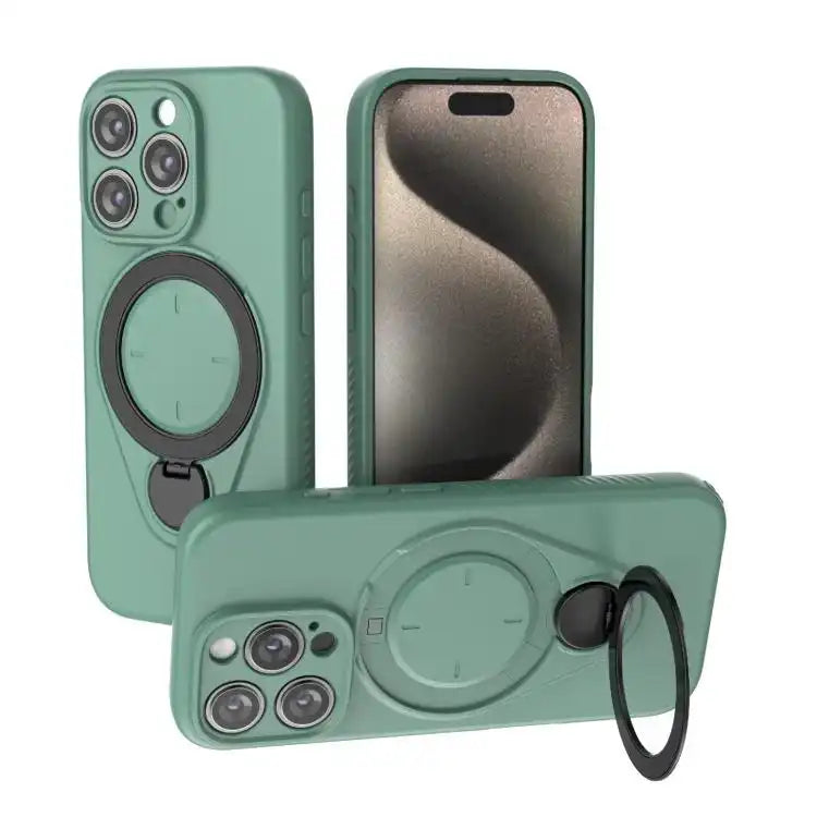 Ring Shield MagSafe TPU Phone Case with 360 Degree Rotating Holder