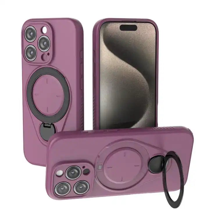 Ring Shield MagSafe TPU Phone Case with 360 Degree Rotating Holder