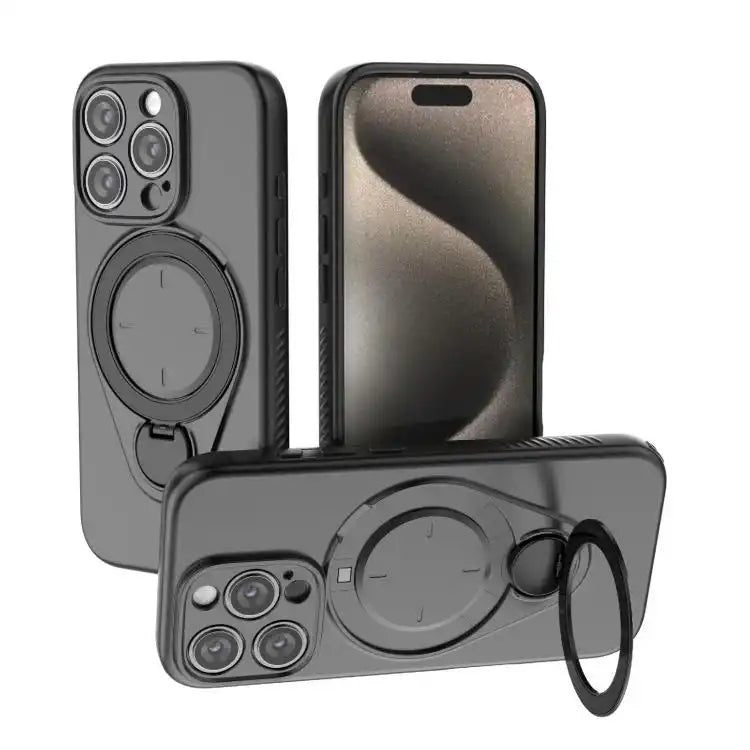 Ring Shield MagSafe TPU Phone Case with 360 Degree Rotating Holder