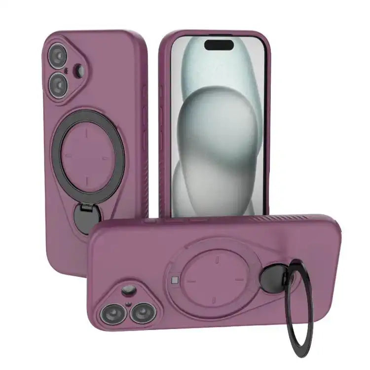 Ring Shield MagSafe TPU Phone Case with 360 Degree Rotating Holder