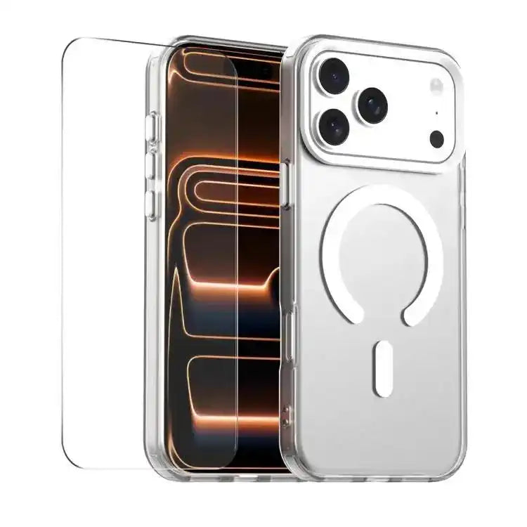 ENKAY Hat-Prince MagSafe Candy Color Phone Case with Thick Adhesive Glass Film ENKAY