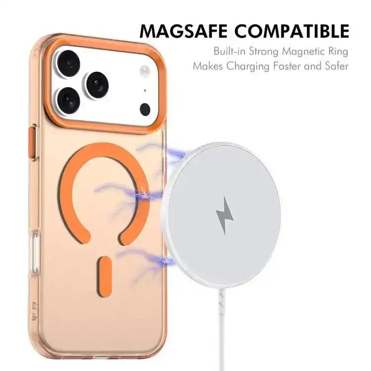 ENKAY Hat-Prince MagSafe Candy Color Phone Case with Thick Adhesive Glass Film ENKAY