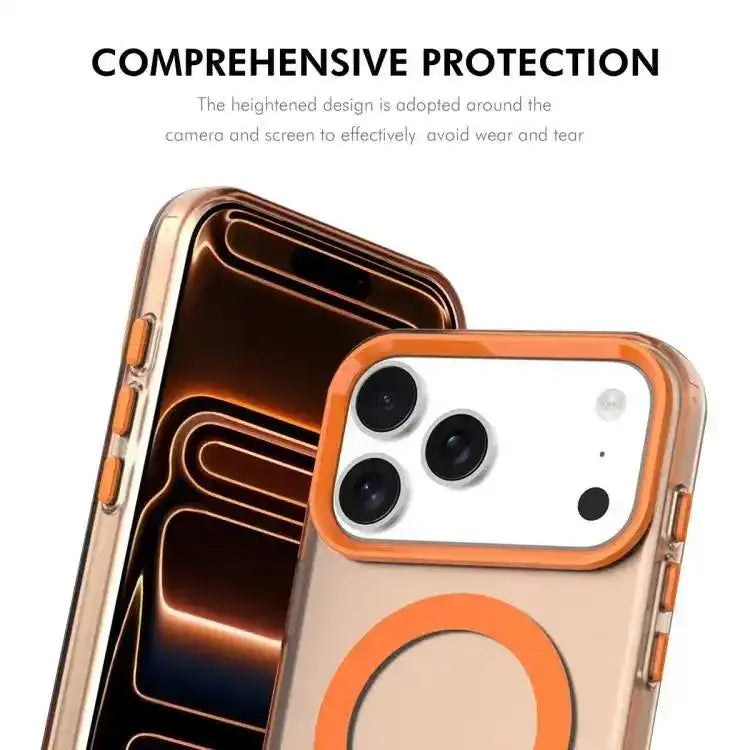 ENKAY Hat-Prince MagSafe Candy Color Phone Case with Thick Adhesive Glass Film ENKAY