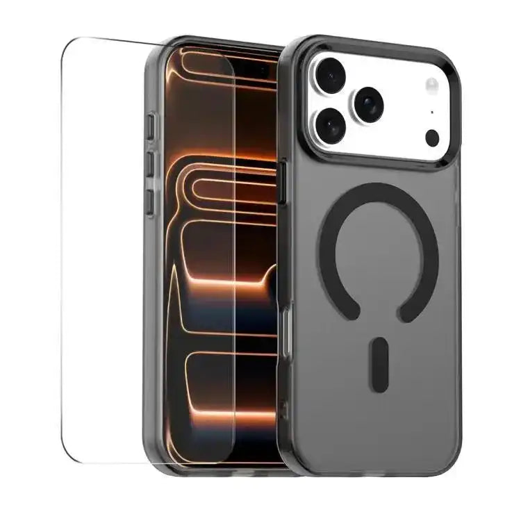 ENKAY Hat-Prince MagSafe Candy Color Phone Case with Thick Adhesive Glass Film ENKAY