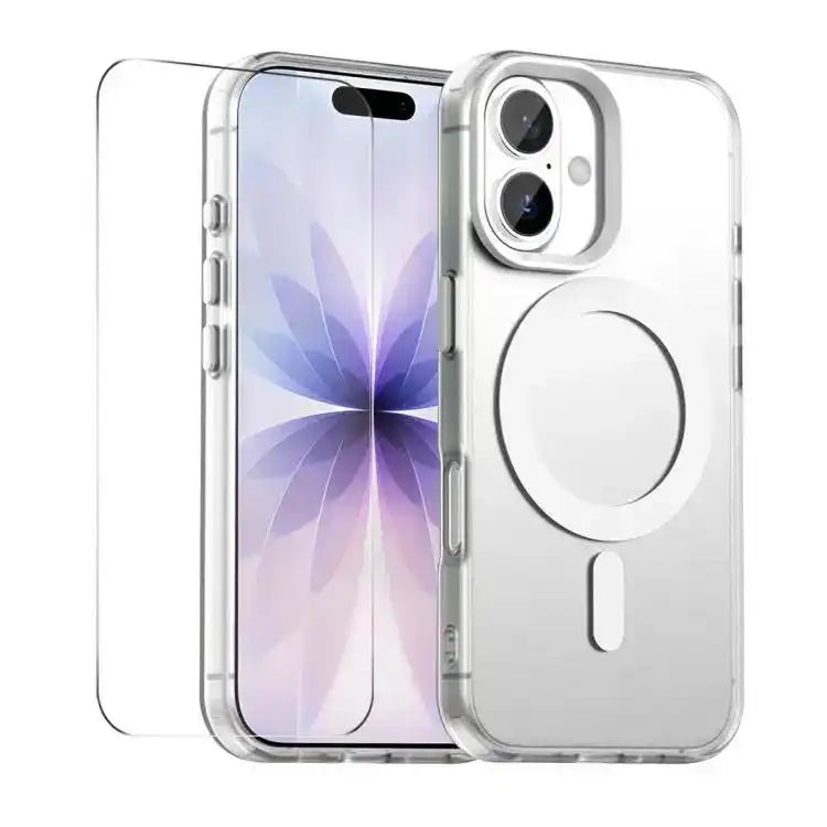 ENKAY Hat-Prince MagSafe Candy Color Phone Case with Thick Adhesive Glass Film ENKAY