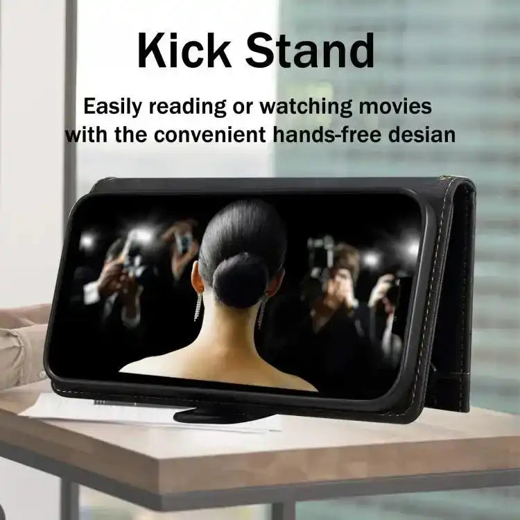 ESEBLE Retro Frosted RFID Flip Leather Phone Case MyMobile