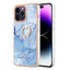 Electroplating Marble Dual-side IMD Phone Case with Ring MyMobile