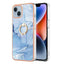 Electroplating Marble Dual-side IMD Phone Case with Ring MyMobile