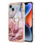 Electroplating Marble Dual-side IMD Phone Case with Ring MyMobile