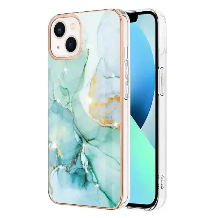 Electroplating Marble Pattern Dual-side IMD TPU Shockproof Phone Case MyMobile