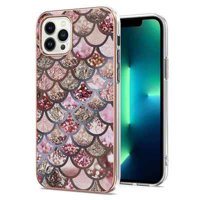 Electroplating Pattern IMD TPU Shockproof Case MyMobile