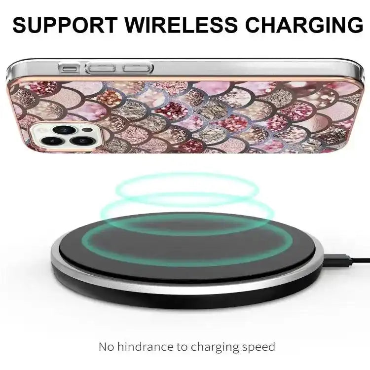 Electroplating Pattern IMD TPU Shockproof Case MyMobile