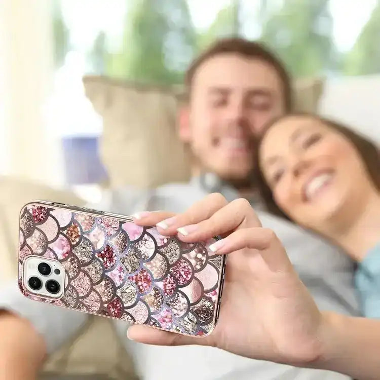 Electroplating Pattern IMD TPU Shockproof Case MyMobile