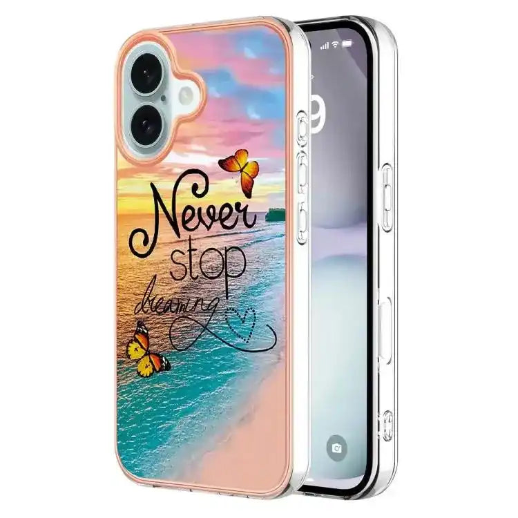 Electroplating Pattern IMD TPU Shockproof Case MyMobile