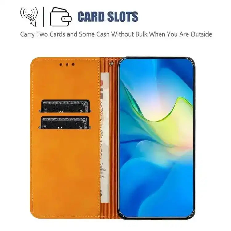 Ethnic Embossed Adsorption Leather Phone Case MyMobile