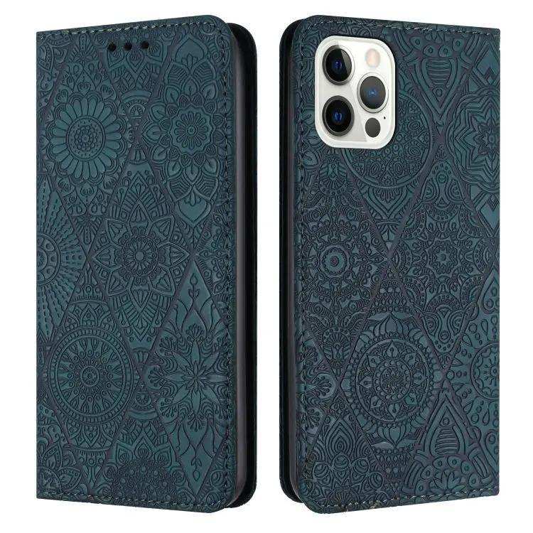 Ethnic Embossed Adsorption Leather Phone Case MyMobile