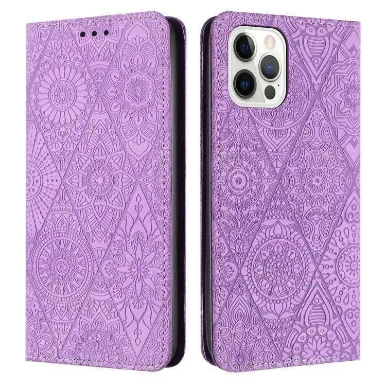 Ethnic Embossed Adsorption Leather Phone Case MyMobile