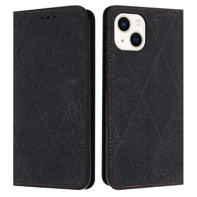 Ethnic Embossed Adsorption Leather Phone Case MyMobile