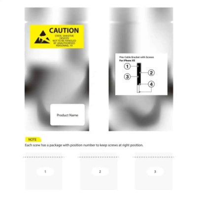 Flex Cable Bracket with Screws for iPhone XS