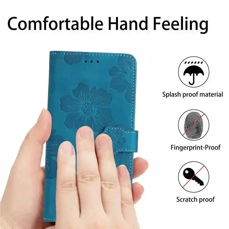 Flower Embossing Pattern Leather Phone Case MyMobile