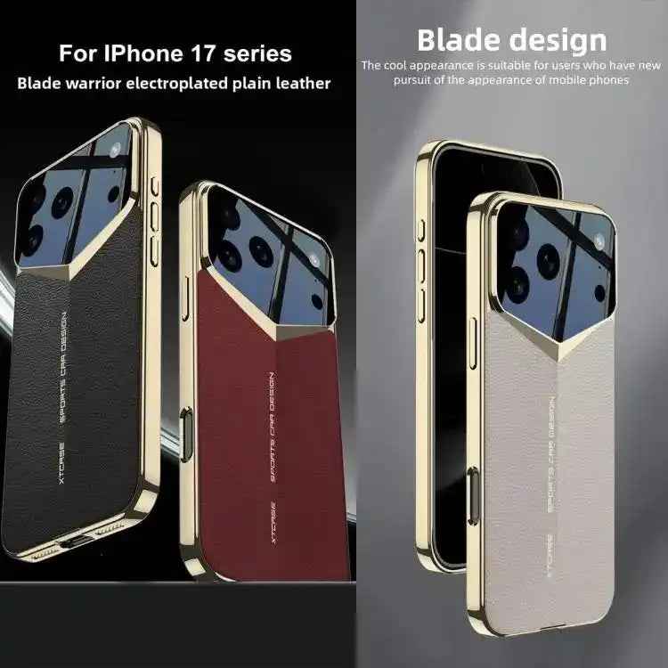 GKK Blade Phantom Plain Leather Phone Case