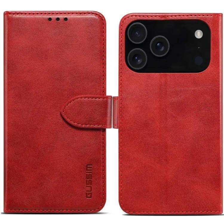 GUSSIM Magnetic Horizontal Flip Leather Phone Case GUSSIM