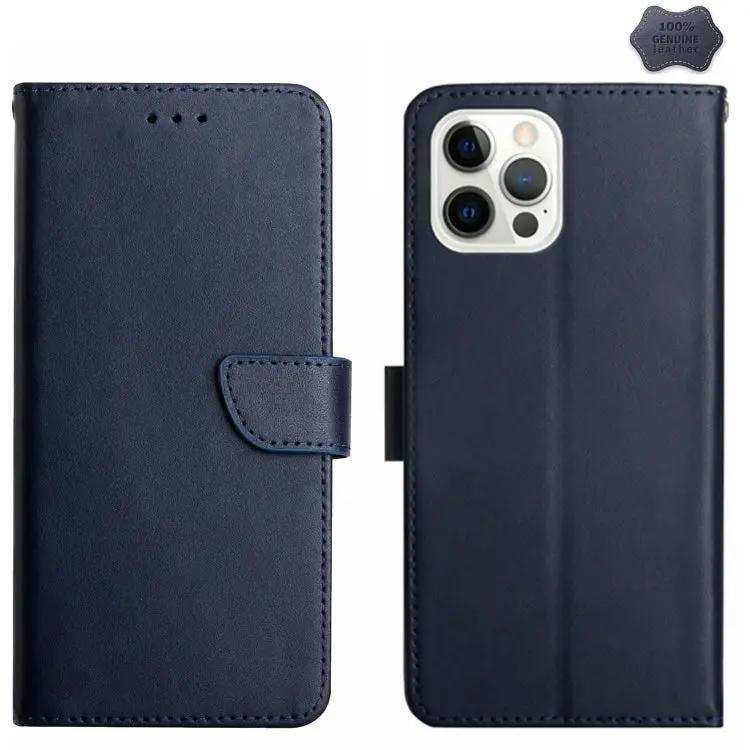 Genuine Leather Fingerprint-proof Flip Phone Case MyMobile