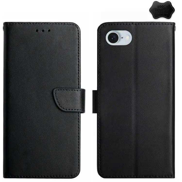 Genuine Leather Fingerprint-proof Flip Phone Case MyMobile