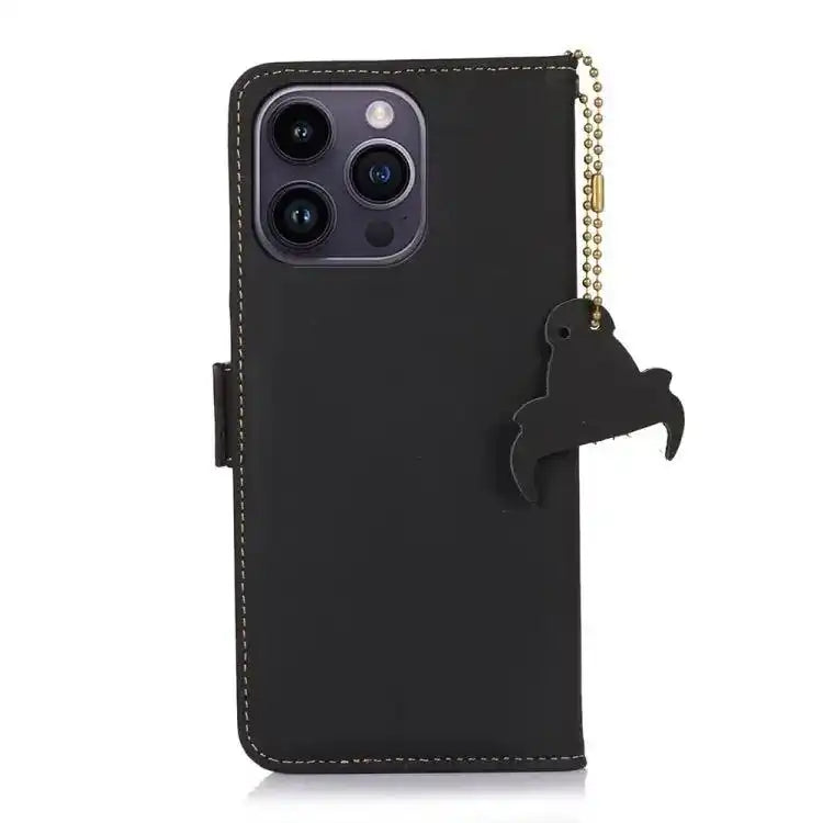 Genuine Leather Magnetic RFID Leather Phone Case MyMobile