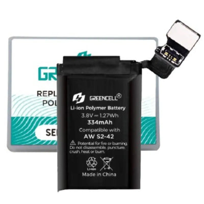 Greencell Apple Watch 2 42mm Replacement Battery with Adhesive Strips 334mAh GREENCELL