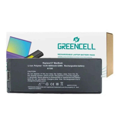Greencell Battery A1185 for Apple MacBook 13 A1181 2006-2009