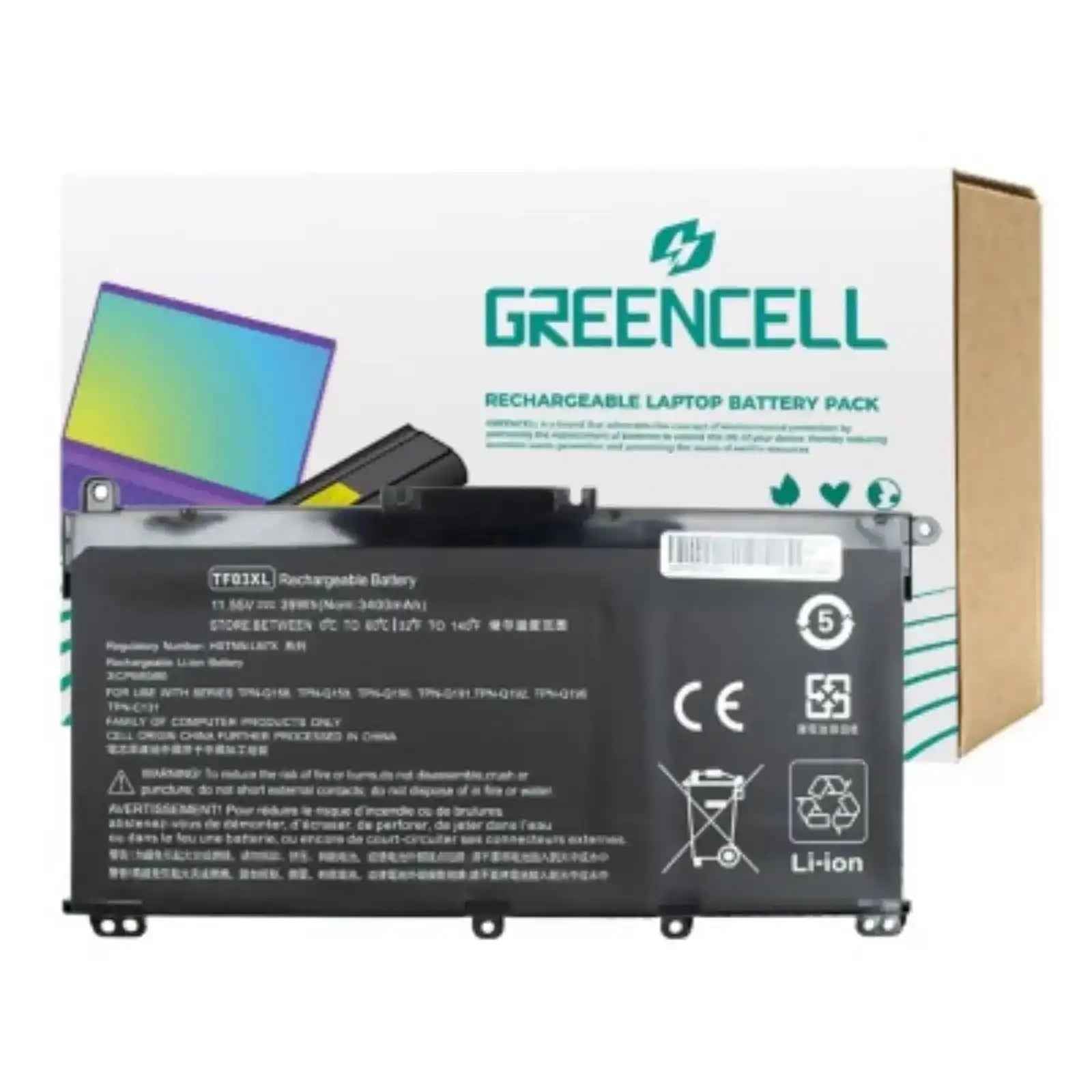 Greencell Battery TF03XL for HP