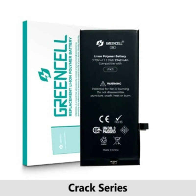 Greencell Crack Series- iPhone XR CRACK Battery with Adhesive Strips 2942mAh No Need Soldering & No Need Tag-on