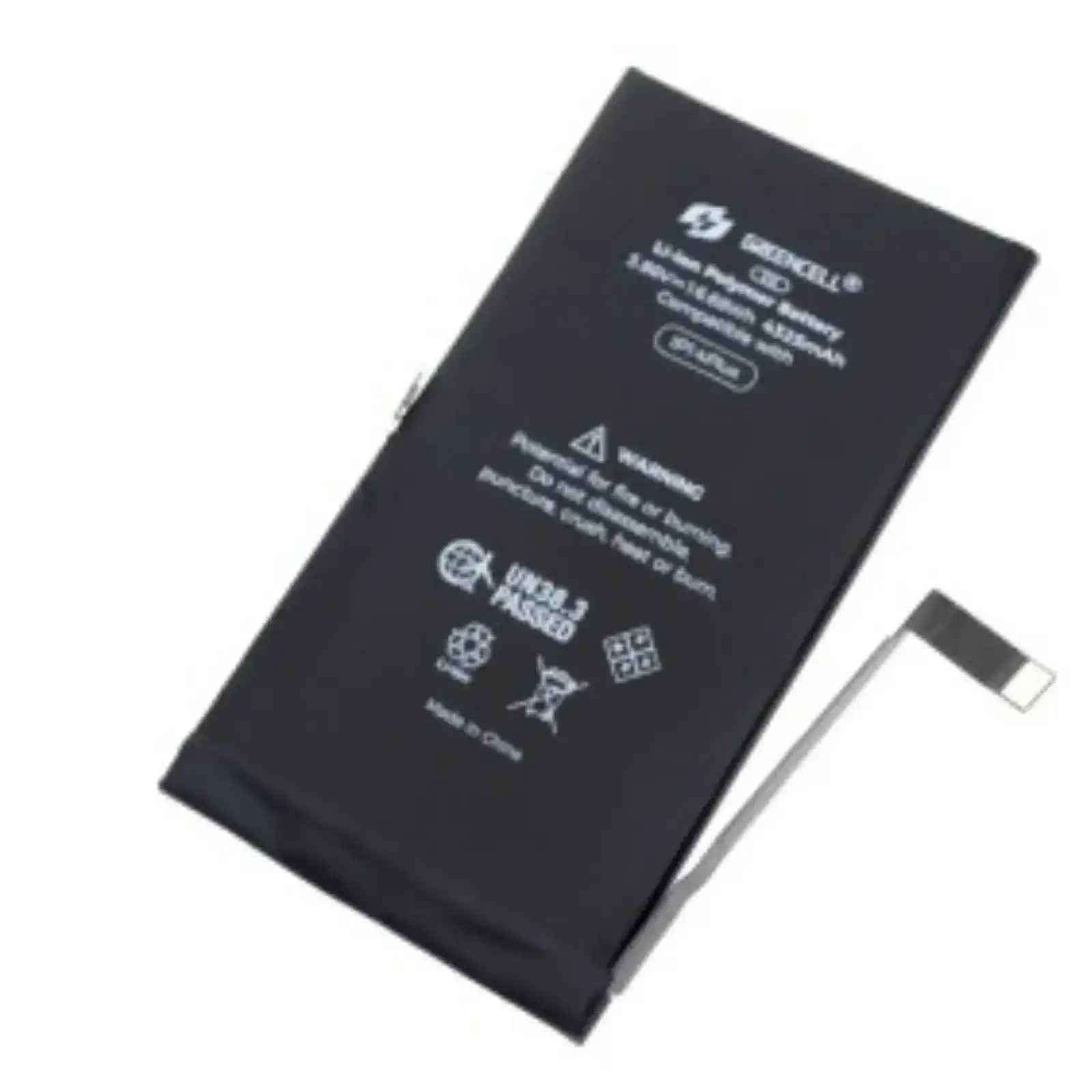 Greencell Cracked Series- iPhone 14 Plus CRACK Battery with Adhesive Strips 4325mAh No Need Soldering & No Need Tag-on