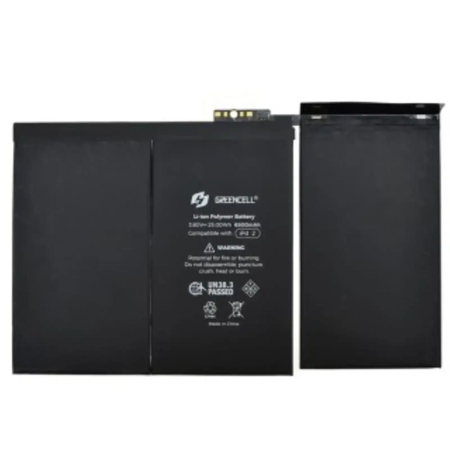 Greencell iPad 2 Replacement Battery with Adhesive Strips 6500mAh GREENCELL