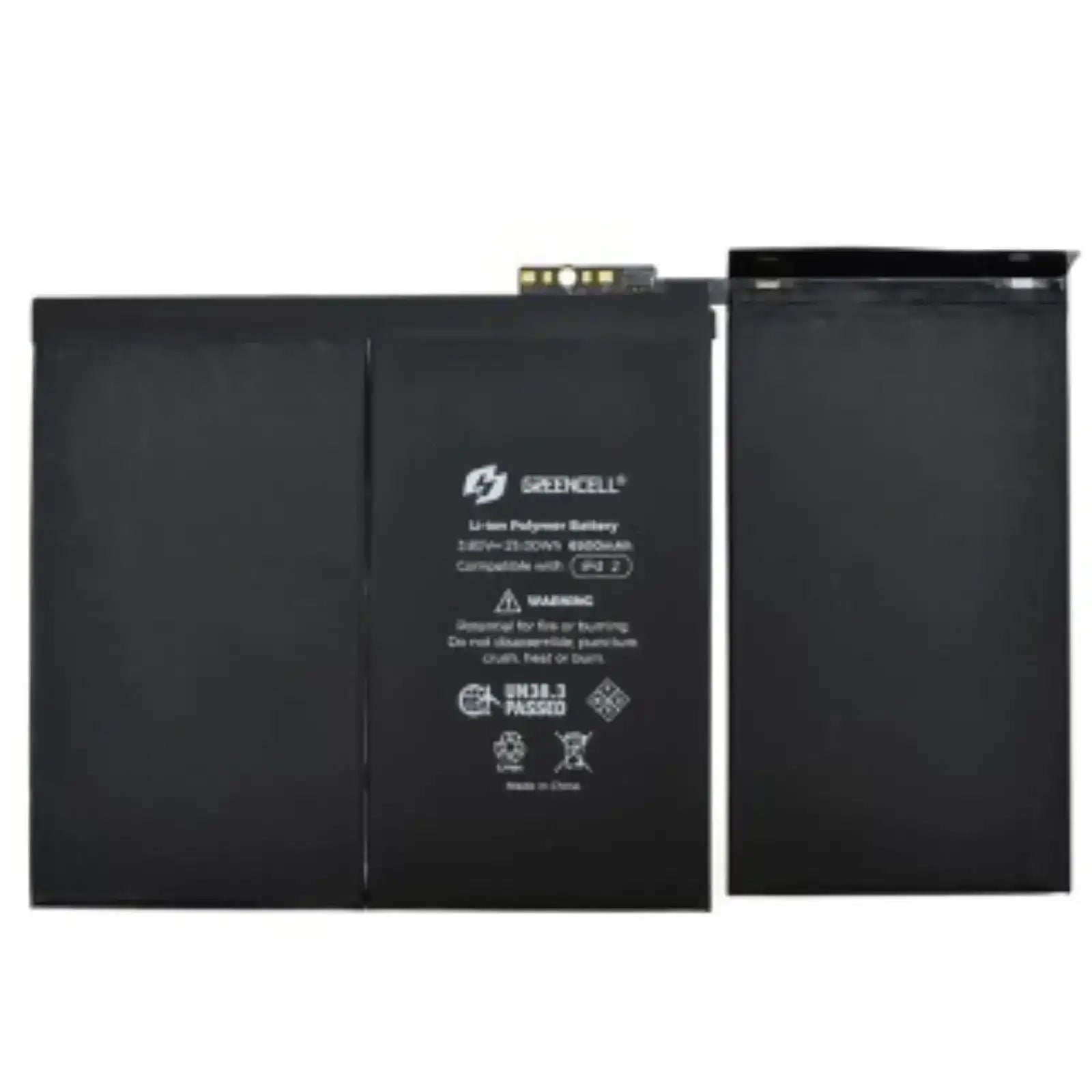 Greencell iPad 2 Replacement Battery with Adhesive Strips 6500mAh GREENCELL
