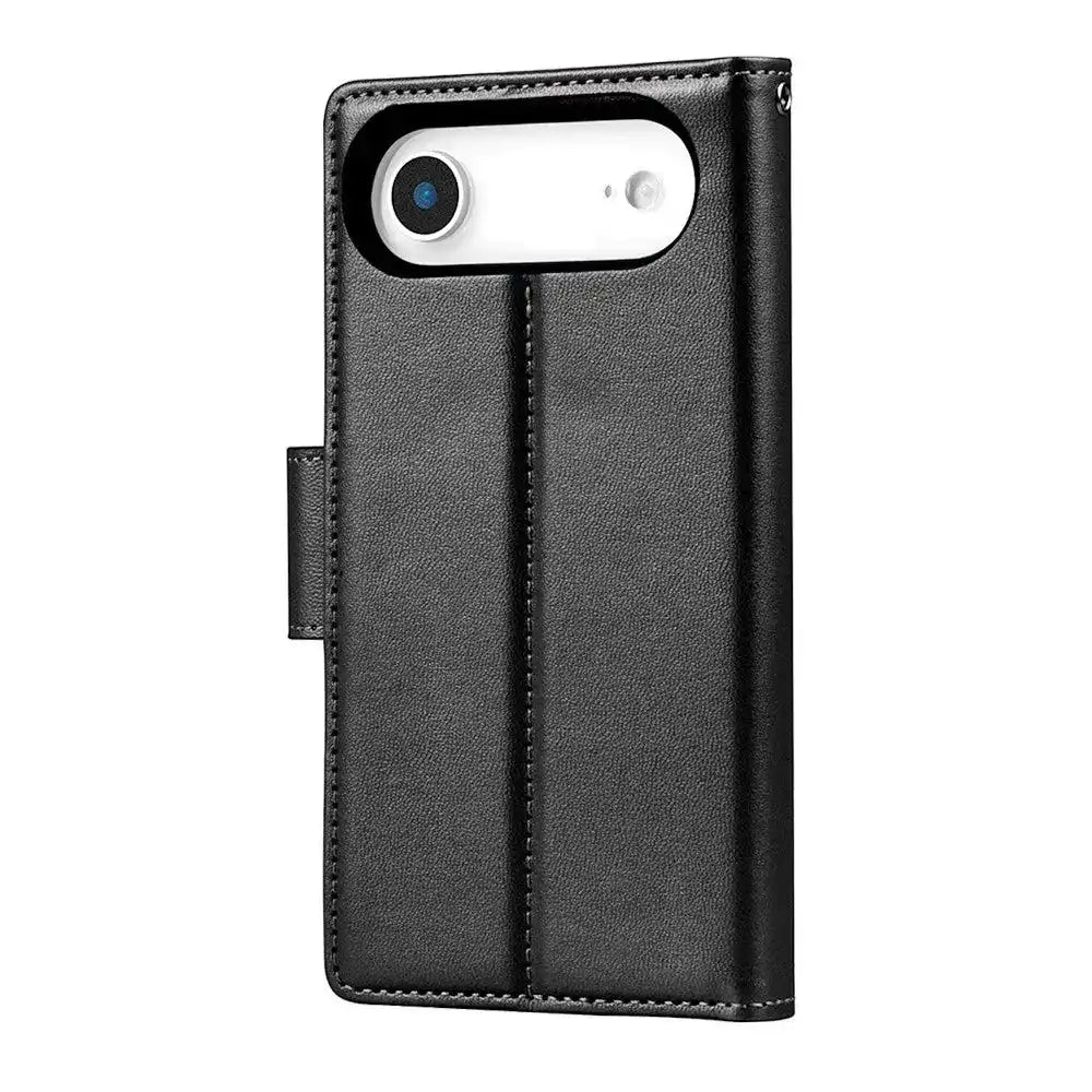 Hanman 2 in 1 Detachable Flip Leather Wallet Case With Magnetic Ring for iPhone 17 Air Hanman