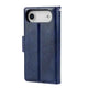 Hanman 2 in 1 Detachable Flip Leather Wallet Case With Magnetic Ring for iPhone 17 Air