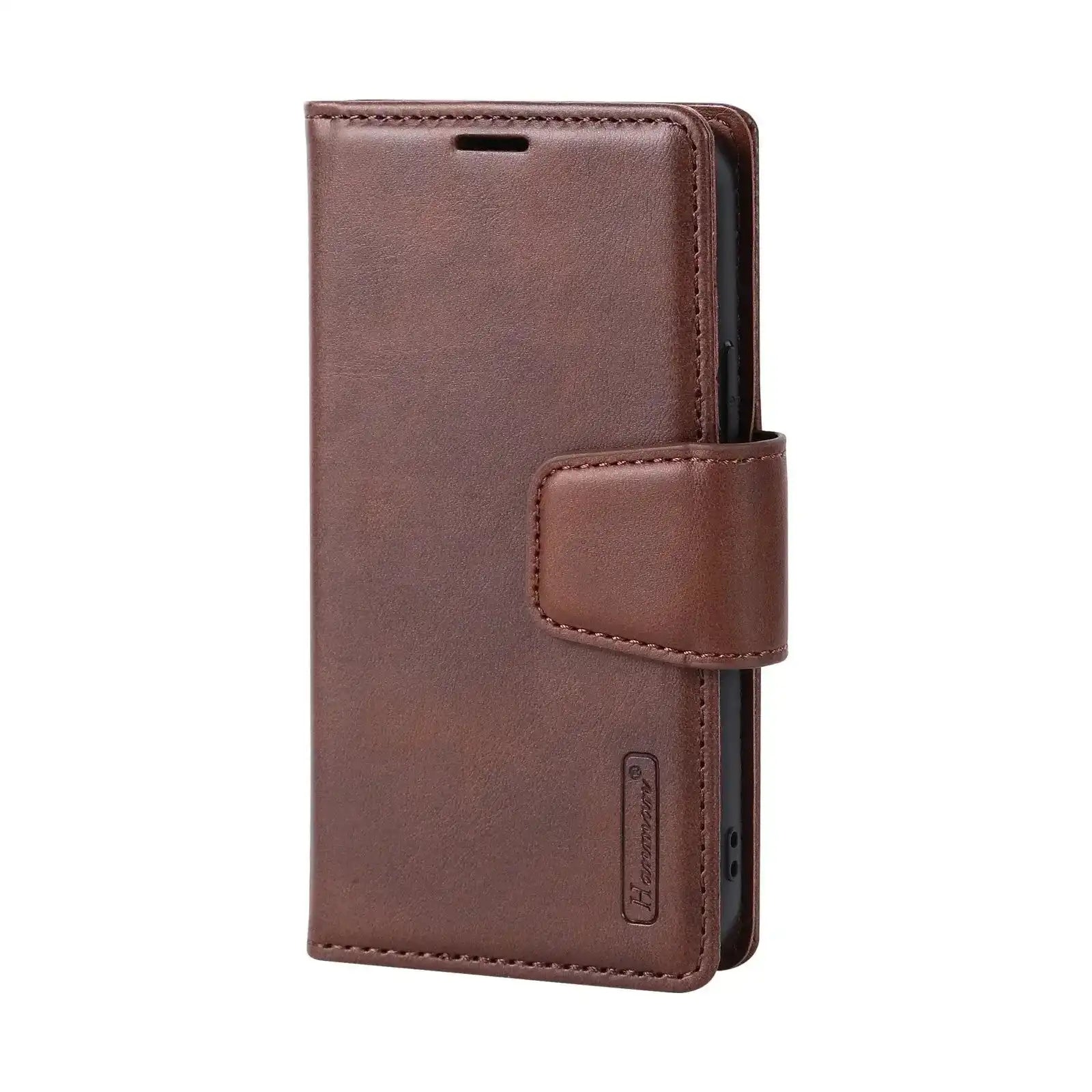 Hanman 2 in 1 Detachable Flip Leather Wallet Case With Magnetic Ring for iPhone 17 Pro Hanman