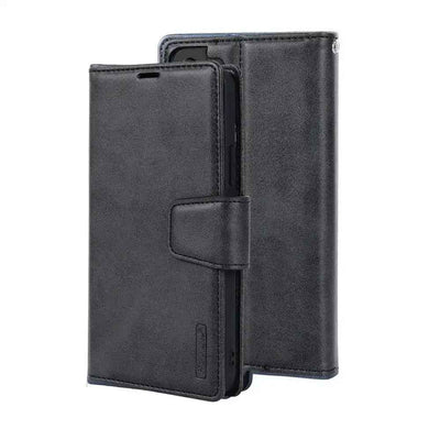 Hanman 2 in 1 Detachable Magnetic Flip Leather Wallet Cover Case for Samsung Galaxy S25 Plus